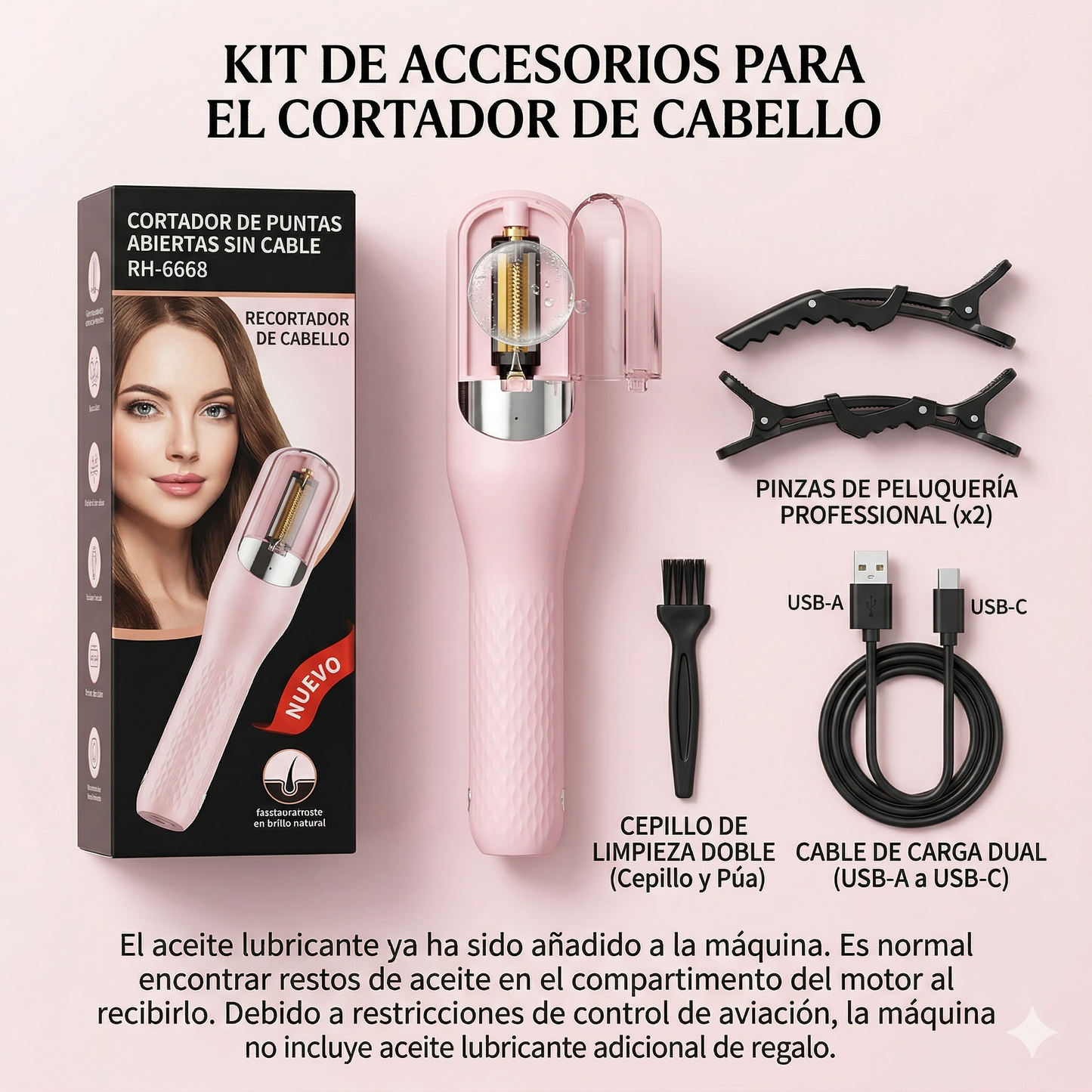 Recortador de puntas abiertas 2 en 1